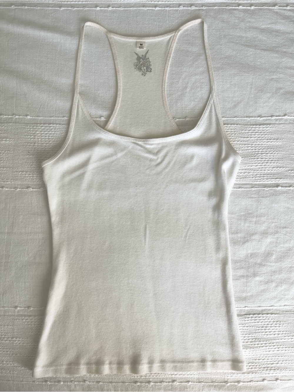 Vintage Y2K Express Tank Top - White